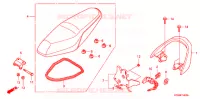 ZADEL (3) voor Honda WAVE 125 X, Casted wheels, Kick start only 2010
