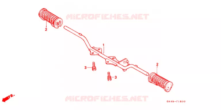 OPSTAP/KICKARM/ WISSEL PEDAAL Honda SCOOTER 50 C50 1994  C50DP_J