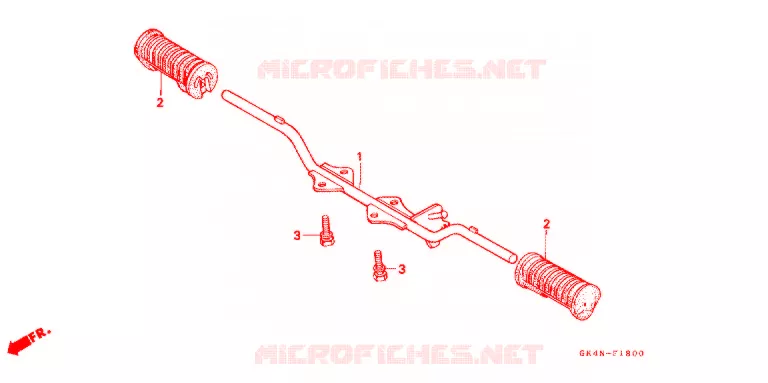 OPSTAP/KICKARM/ WISSEL PEDAAL Honda SCOOTER 50 C50 2003  C50S2_J