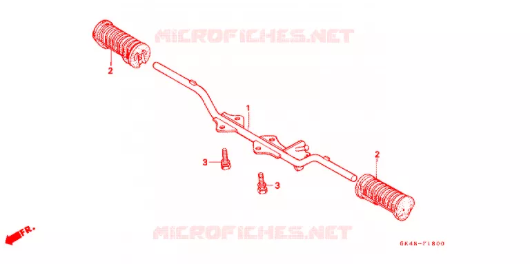 OPSTAP/KICKARM/ WISSEL PEDAAL Honda SCOOTER 50 C50 2003  C50ST2_J