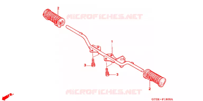 OPSTAP/KICKARM/ WISSEL PEDAAL Honda MOTO 90 CUB 1999  C90CMX