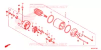 STARTEN MOTOR voor Honda CB 1100 ABS RED 2013