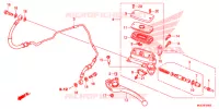 VOORREM HOOFDCILINDER voor Honda CB 1100 ABS RED 2013