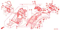 ACHTER STROOMLIJNKAP voor Honda CB 1100 ABS 2016