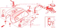 BRANDSTOF TANK/BRANDSTOF POMP voor Honda CB 1100 ABS 2016