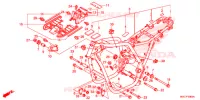 FRAME CHASSIS voor Honda CB 1100 ABS 2016