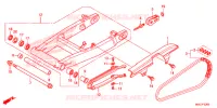 ZWAAI ARM/KETTINGKAST voor Honda CB 1100 ABS 2016