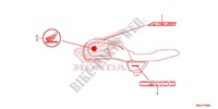 EMBLEEM/STREEP (3) voor Honda CB 1100 S ABS 2016