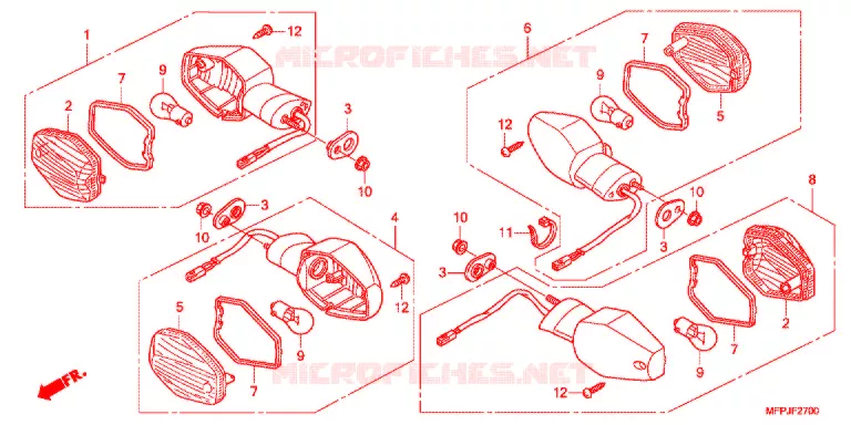 KNIPPERLICHT(2) Honda MOTO 1300 CB 2014  CB1300SAE