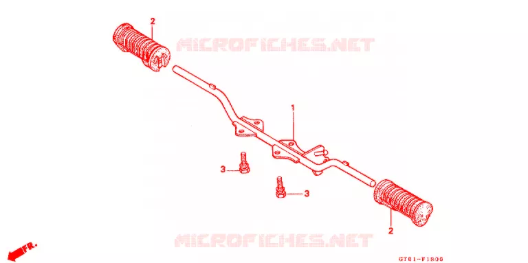 OPSTAP/KICKARM/ WISSEL PEDAAL Honda MOTO 90 CUB 1996  C90CMS