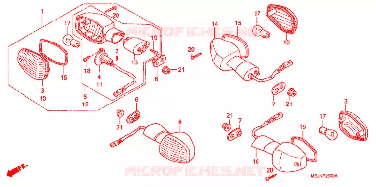 KNIPPERLICHT(2) Honda MOTO 1300 CB 2006  CB13006