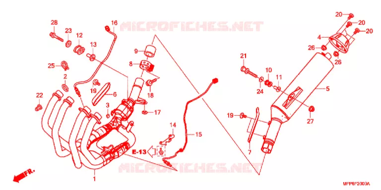 UITLAATDEMPER(2) Honda MOTO 1300 CB 2014  CB1300ADE