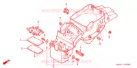 ACHTER STROOMLIJNKAP voor Honda CB X4 1300 1998