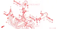 UITLAATDEMPER(2) voor Honda CB X4 1300 1998
