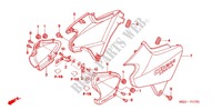 ZIJ AFDEKKING (CB1300/A/S/SA) voor Honda CB 1300 SUPER BOL DOR ABS WHITE 2005
