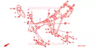 FRAME CHASSIS voor Honda CB 250 NIGHTHAWK 2004