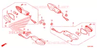 KNIPPERLICHT(2) voor Honda CB 300 F 2016
