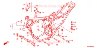 FRAME CHASSIS voor Honda CB 300 R 2011