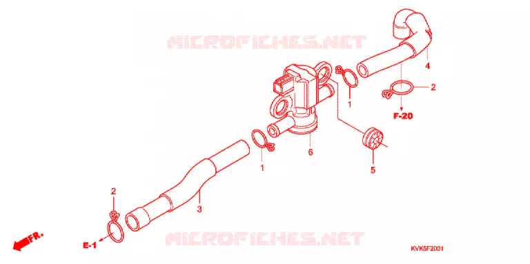 LUCHTINJECTIE SOLENOIDEKLEP Honda MOTO 300 CBR 2012  CB300RC
