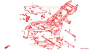FRAME CHASSIS voor Honda CB 400 F CB1 1990