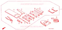 GEREEDSCHAP/ACCUVAK voor Honda CB 400 F CB1 1990