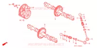 NOKKENAS/KLEP voor Honda CB 400 F CB1 1990