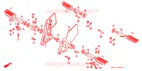 OPSTAP/KICKARM/ WISSEL PEDAAL voor Honda CB 400 F CB1 1990