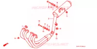 UITLAATDEMPER(2) voor Honda CB 400 F CB1 1990