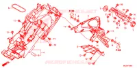ACHTER STROOMLIJNKAP voor Honda CB 500 F ABS 2015