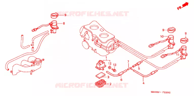 SOLENOIDE KLEP Honda MOTO 1500 GOLD-WING 2000  GL1500AY