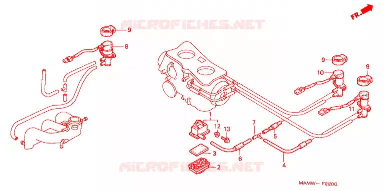 SOLENOIDE KLEP Honda MOTO 1500 GOLD-WING 1999  GL1500AX