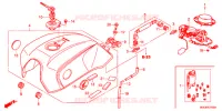 BRANDSTOF TANK/BRANDSTOF POMP voor Honda CB 1100 BLACK STYLE 2014