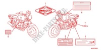 WAARSCHUWINGSLABEL(1) voor Honda CB 1100 EX ABS, E Package 2014