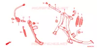 HOOFD STANDAARD/REMPEDAAL voor Honda CB 1100 EX 2014