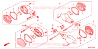 KNIPPERLICHT(2) voor Honda CB 1300 SUPER FOUR ABS EP 2016