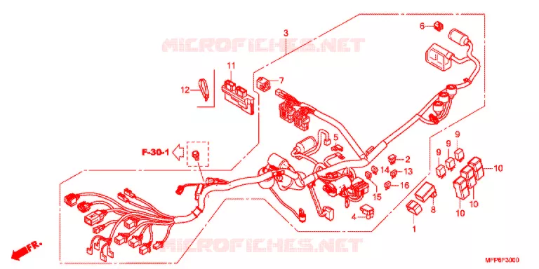 BEDRADINGSBUNDEL Honda MOTO 1300 CB 2016  CB1300AG
