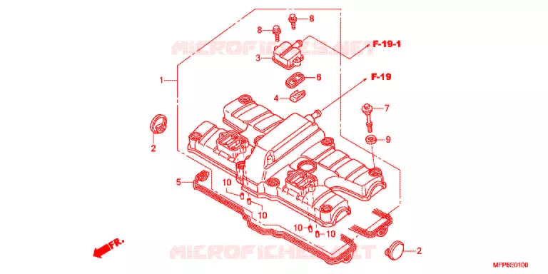 CILINDERKOP AFDEKKING Honda MOTO 1300 CB 2016  CB1300AG