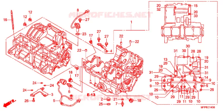 KRUKASCARTER/OLIEPOMP Honda MOTO 1300 CB 2016  CB1300AG