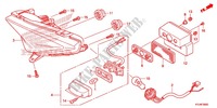 ACHTERLICHT(2) voor Honda CBR 250 R RED 2011