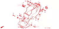 ACHTER STROOMLIJNKAP voor Honda CBR 250 RR 1995