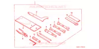 GEREEDSCHAP/ACCUVAK voor Honda CBR 250 RR 1995