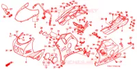 ZITTING/ACHTER KAP voor Honda CBR 250 RR 1995