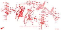OPSTAP/KICKARM/ WISSEL PEDAAL voor Honda CBR 400 R 2014