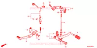 PEDAAL voor Honda CBR 400 R 2014