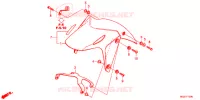 VOORSPATBORD voor Honda CBR 400 R 2014
