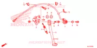 HOOFD STANDAARD/REMPEDAAL voor Honda CBR 600 RR BLACK 2015