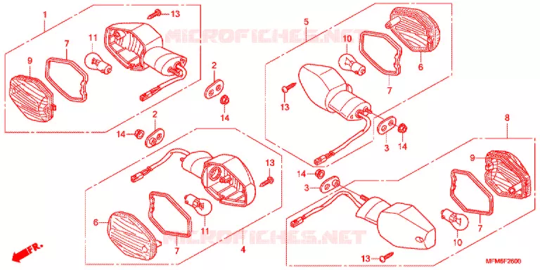 KNIPPERLICHT(2) Honda MOTO 400 CB 2015  CB400E