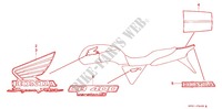 EMBLEEM/STREEP (F3V) voor Honda CB 400 SUPER FOUR  VERSION S 6J 1997