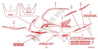 EMBLEEM/STREEP (CB1300S/SA/TA 2J,4J,7J) voor Honda CB 1300 SUPER FOUR TOURING 2012