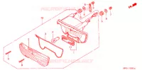 ACHTERLICHT(2) voor Honda CBX 250 TWISTER 2007